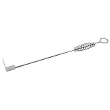 Outspark BBQ Ash Tool Rake For Big Green Egg Charcoal Kamado Grill Joe and Other Wood Burning Stove, Stainless Steel