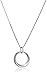 Amazon Essentials Sterling Silver Small Mobius Pendant Necklace 18