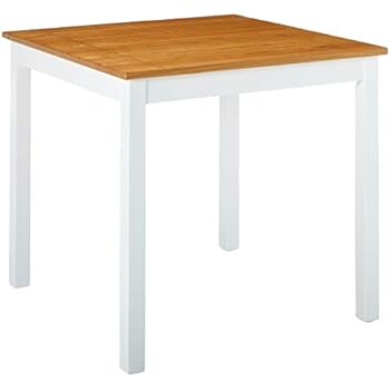 Zinus Becky Farmhouse Square Wood Dining Table