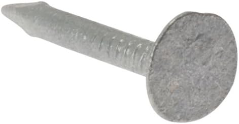 Merriway BH02173 (150 gm) Clout Nail With Extra Large Head, Galvanised 50 mm (2 inch) - Pack of 150g, Silver