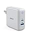 USB C Charger, Anker Powerport Speed+ Duo Wall Charger with 30W Power Delivery Port for iPhone Xs/Max/XR/X/8, Ipad Pro 2018/Air 2/Mini, MacBook Pro/Air, Galaxy S10/S9/S8, Pixel, LG, Nexus, and More primary