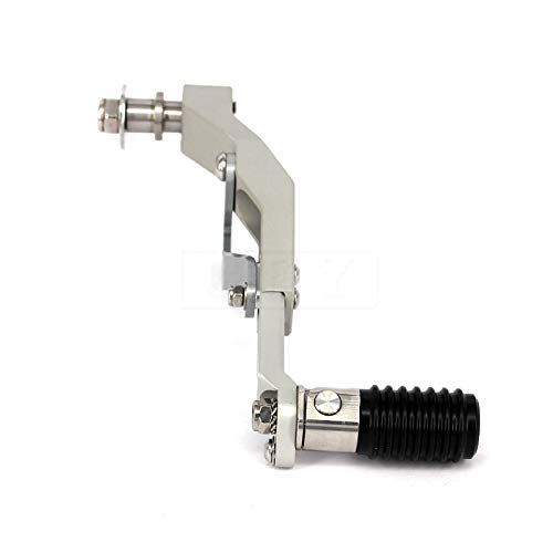 For BMW R1250 GS Adventure 2019 R1250GS 2019 R1200 GS LC 2013-2018 R1200 GS LC ADV 2014-2019 Motorcycle CNC Adjustable Folding Gear Shift Lever Shifter Pedal (Silver)