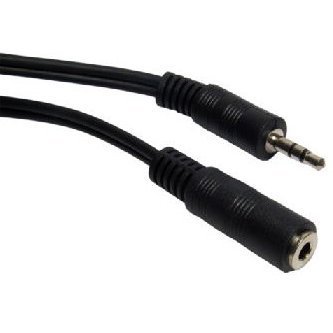 Aptii 3.5mm Stereo Headphone Extension Cable Lead Nickel 3 m