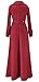 Kearia Women Elegant Long Sleeves Full length Woolen Blend Long Trench Coat Jacket