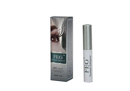FEG Eyelash Enhancing & Lengthening Serum. 100% NATURAL & Highest Quality Ingredients Used. Accelerate Your Eye Lash Growth With This Highly Rated Growth Serum