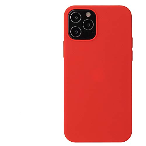 Lobwerk Cover for Apple iPhone 12 Pro Max 6.7 2020 6.7 Inch Ultra Slim Bumper Case TPU Extra Thin Slim Red