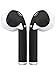 AirPod Skins Stylish and Protective Wraps - Total Coverage + Minimal Style Bundle - 3 Pairs (Matte Black)