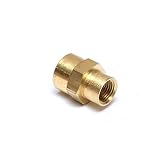 FasParts 1/4" Female NPT to 1/8" Female NPT FIP FPT Reducing Coupling Brass Pipe Fitting Fuel / Air / Water / Boat / Gas / Oil WOG