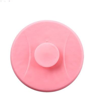 Fingertip Bathtub Drain Stopper Silicone Bath Tub Drain Stopper Plug Cover for Bathroom,Floor Drains and Kitchen Sinks Pink