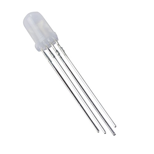 SODIAL(R) 50 Pcs 5mm Round Head Common Cathode RGB Light LED Emitting Diodes
