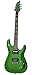 Schecter Kenny Hickey C-1 EX S Baritone Electric Guitar - Steele Green