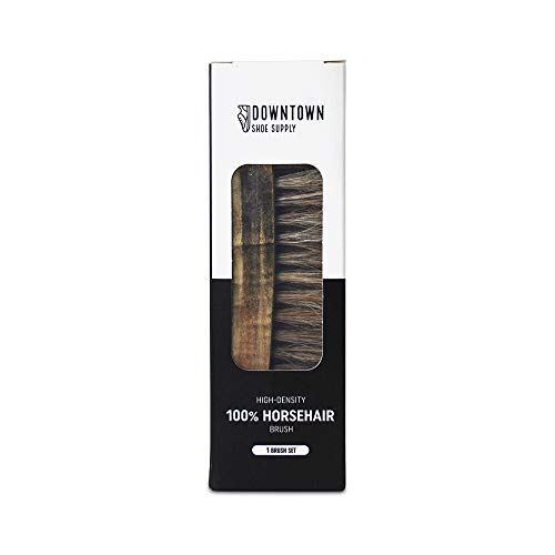 Professional Horse Hair Brush - Downtown Shoe Supply 7" - Thumbnail 2
