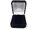 Paaz Jewelry Supply Velvet Metal Ring Box Black