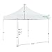 Ohuhu Instant Shelter Canopy Tent W/ Wheeled Carry Bag, 10 by 10 Ft, White