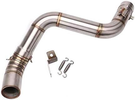 SHIMOTOO Motorcycle Modified Exhaust Pipe Mid Section/Dedicated Front Section Bend for KTM DUKE200/DUKE390 2012-2014