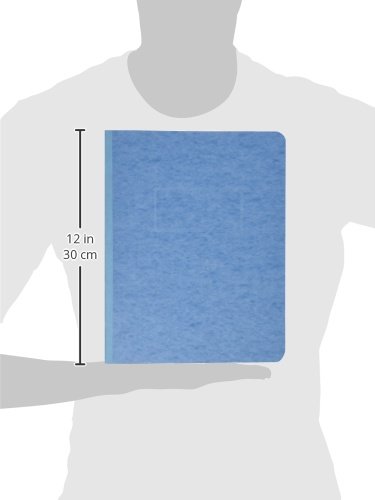 ACCO Pressboard Report Cover, Side Bound, Tyvek Reinforced Hinge, 8.5 Inch Centers, 3 Inch Capacity, Letter Size, Light Blue (A7025972A) - Thumbnail 2
