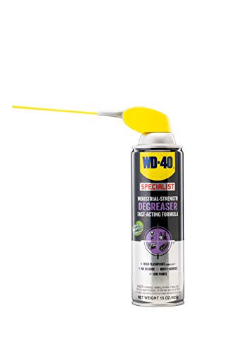 WD-40 Specialist Industrial Strength Degreaser Fast-Acting Formula with PowerSolve Technology and SMART STRAW&nbsp;SPRAYS 2 WAYS, 15 OZ
