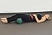 YogaAccessories Small Junior Sized Round Cotton Yoga Bolster - Green