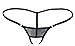 Deargirl Thong Hollow Out Panty Lingerie G-String (Plus Size(Fits Women Sizes 10 to 16), Black)