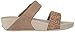 FitFlop Women's Lulu Popstud Slide Sandal Flip Flop, Desert Stone, 7 M US
