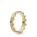 Pandora Exotic Crown 18k Gold Plated Shine Collection Ring Size US-5 168033CZ-50