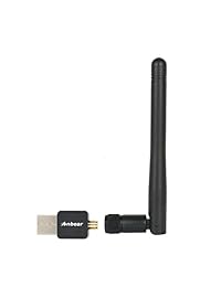 USB Wireless WiFi Adapter, anbear computadora WiFi Dongle 150 M tarjeta de red WiFi de red LAN Adapter con antena accesorios de computadora