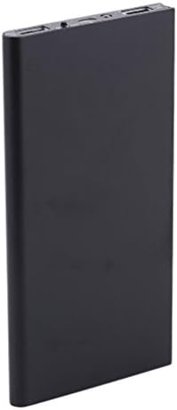 Ultra Slim High Capacity 20000mAh Dual USB Ports Portable External Power Bank Charger for iPhone 6 6s Plus 5s 5se Samsung Galaxy S7 S6 S5 HTC (Black)