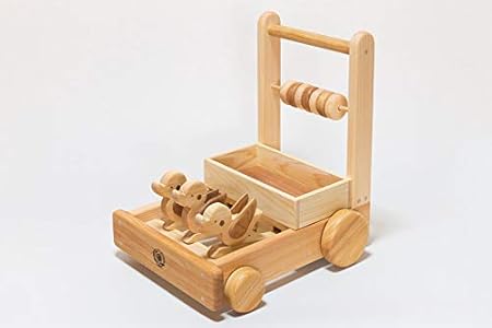 Amazon ピヨピヨておしぐるま 安全な木のおもちゃ 出産祝い 節句祝い 手作り 土佐ヒノキ おもちゃ おもちゃ