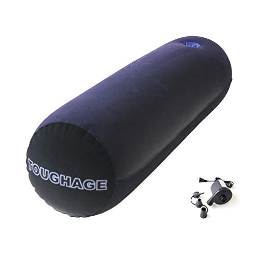 Studyset Soft Inflatable Portable Pillow Sex Pillow for Couples Cylindrical Cushion + Electric Air Pump