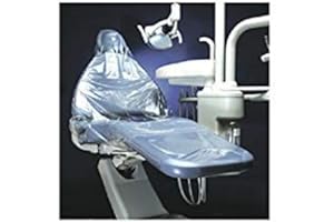 Dental Chair Cover Full (Clear) Roll, Plastic 29"x 80" 125 Pieces P5012 Safe Dent