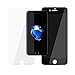 Privacy Glass Screen Protector for iPhone 7Plus 8 Plus, [2Packs,Black + Clear] Soft Edge Tempered Glass Compatible with iPhone 7Plus 8 Plus, Anti-Peep & Crack, Case Friendly