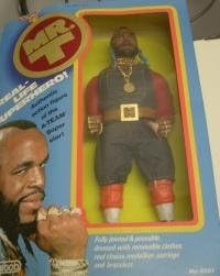Amazon Com Mr T Action Figure A Team Galoob 12 Inch Toys Games