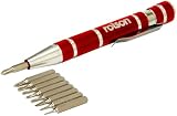 Rolson 28226 9-in-1 Precision Screwdriver Set Aluminium Magnetic Bits view 2
