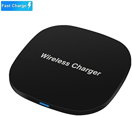 QI Fast Wireless Charger, Wireless Charging Pad Stand for iPhone 8 / 8 Plus, iPhone X and QI Enabled Device, Provide Fast Charging for Samsung Galaxy S8/ S8+/ S7 / S7 edge / S6 edge+, Note 5, Note 8
