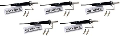 Walnut Hollow Professional Hot Knife for Cutting & Carving Foam Making Stencils and Cutting Vinyl & Plastic (5-(Pack))