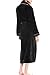 Women's Long Sleeved Flannel Robe Unisex Spa Bathrobes by Nara Twips