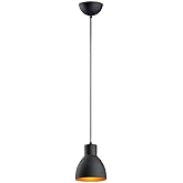 Maxim Cora-One Light Pendant-7 Inches Wide by 7 inches high-Black/Gold Finish -Traditional Installation