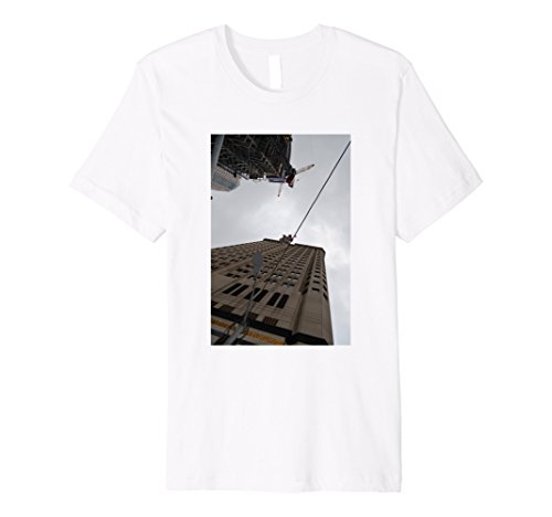 Mens Hanging Bear in Califorina L.A t-shirt 2XL White