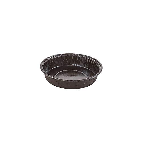 Novacart OP110/37 Brown Ecos Disposable Baking Mold 3-7/16 Inch Bottom Diameter x 1-1/2 Inch High - Pack of 20