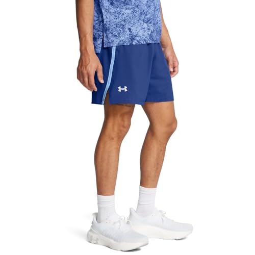Under Armour Men's Launch Run 7-inch Shorts, (432) Tech Blue/Horizon Blue/Refle…
