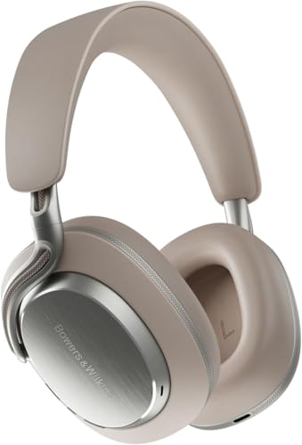 Bowers & Wilkins Px8 S2 Auriculares Circumaurales Inalambricos con Cancelacion de Ruido, Bluetooth, y Carga Rapida - Warm Stone