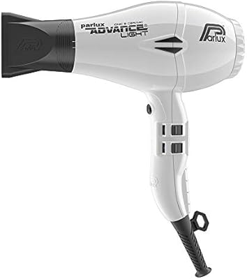 Parlux Advance Light Ionic Ceramic Dryer 2200w White Silver