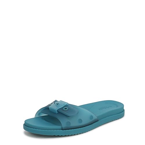 Dr. Scholl's Women's So Original Slide Sandal Aqua Moon Blue Jelly 6 M
