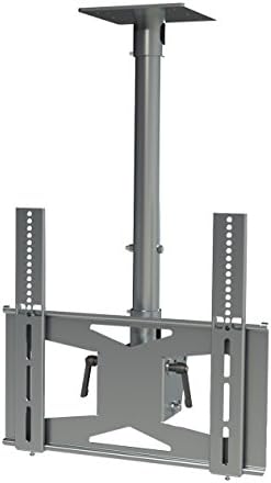 VMP LCD-MID-C Universal Mid-Size Flat Panel Ceiling Mount for 27 to 42-Inch Displays (Silver)