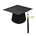 Annhiengrad Unisex Adult Matte Graduation Cap with Tassel 2020,Black,Adjustable
