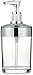 Carnation Home Fashions Clear Acrylic Lotion Pump with Chrome Trim