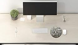 Lunarable Funny Mouse Pad, Mug Shot of Hippie