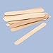 Huini 100 Count Salon Waxing Hair Removal Large Wooden Spatulas Wax Applicator 6 x 3/4in CD- S02-1 x 2