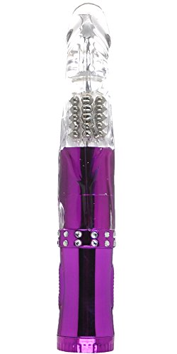 XIKEZAN 36 Speed Powerful Rabbit Vibrator Strong G-Spot Clitoral Stimulator 360Â°Rotating Dildo Electric Wand Massager Adult Sex Toys + Free Lubricant ( Purple )
