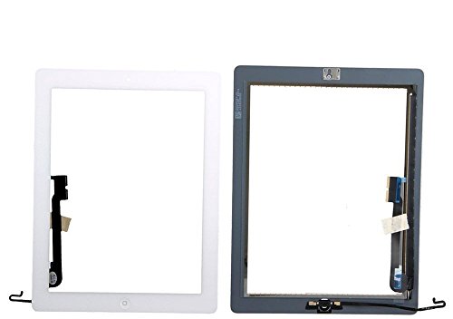 TechOrbits Replacement 9.7" Touch screen Digitizer Glass for IPAD 4th Generation With Home Button A1458 A1459 A1460 (AT&T/T-Mobile/Sprint/Verizon) GSM CDMA White Repair Kit - Thumbnail 4